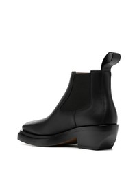 Bottines chelsea en cuir noires Bottega Veneta