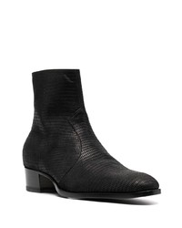 Bottines chelsea en cuir noires Saint Laurent