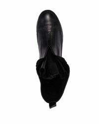 Bottines chelsea en cuir noires Ann Demeulemeester