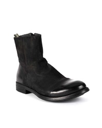 Bottines chelsea en cuir noires Officine Creative