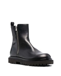 Bottines chelsea en cuir noires Officine Creative