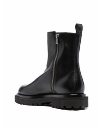 Bottines chelsea en cuir noires Officine Creative