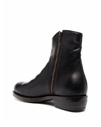 Bottines chelsea en cuir noires Ajmone