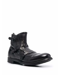 Bottines chelsea en cuir noires Officine Creative