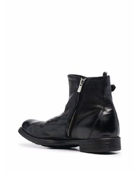 Bottines chelsea en cuir noires Officine Creative