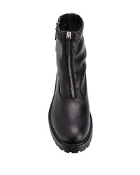 Bottines chelsea en cuir noires Giuseppe Zanotti