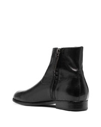 Bottines chelsea en cuir noires Buttero