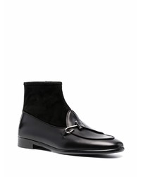 Bottines chelsea en cuir noires Edhen Milano