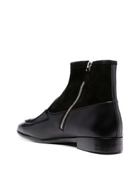 Bottines chelsea en cuir noires Edhen Milano