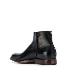 Bottines chelsea en cuir noires Silvano Sassetti