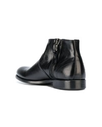 Bottines chelsea en cuir noires Leqarant