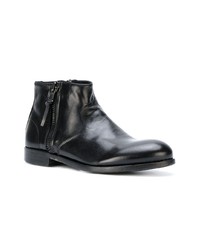 Bottines chelsea en cuir noires Leqarant