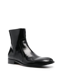 Bottines chelsea en cuir noires Maison Margiela