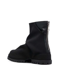 Bottines chelsea en cuir noires 424