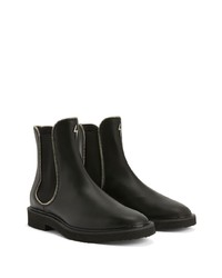 Bottines chelsea en cuir noires Giuseppe Zanotti