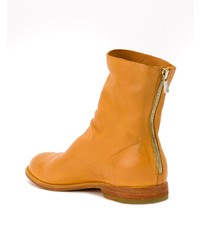 Bottines chelsea en cuir orange Officine Creative