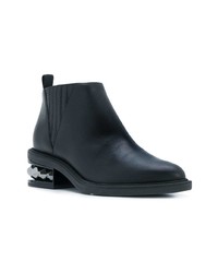 Bottines chelsea en cuir ornées noires Nicholas Kirkwood