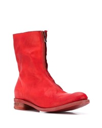 Bottines chelsea en cuir rouges A Diciannoveventitre