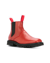 Bottines chelsea en cuir rouges Mackintosh 0002