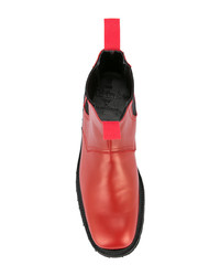 Bottines chelsea en cuir rouges Mackintosh 0002