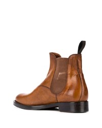 Bottines chelsea en cuir tabac Scarosso