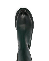 Bottines chelsea en cuir vert foncé Marsèll