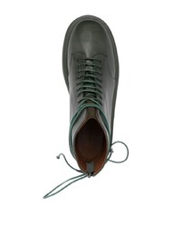 Bottines chelsea en cuir vert foncé Marsèll