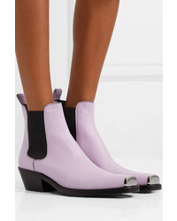 Bottines chelsea en cuir violet clair Calvin Klein 205W39nyc