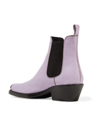 Bottines chelsea en cuir violet clair Calvin Klein 205W39nyc