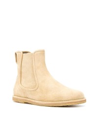 Bottines chelsea en daim beiges Loewe