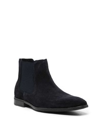 Bottines chelsea en daim bleu marine Kurt Geiger London