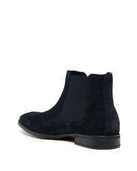 Bottines chelsea en daim bleu marine Kurt Geiger London