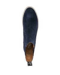 Bottines chelsea en daim bleu marine Polo Ralph Lauren