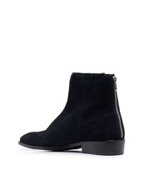 Bottines chelsea en daim bleu marine Zadig & Voltaire