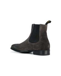 Bottines chelsea en daim gris foncé Doucal's