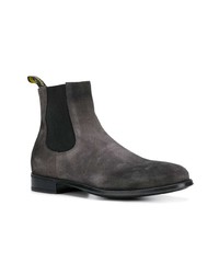 Bottines chelsea en daim gris foncé Doucal's