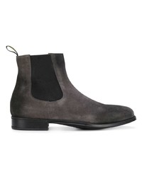 Bottines chelsea en daim gris foncé Doucal's