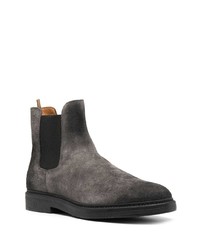 Bottines chelsea en daim gris foncé Doucal's