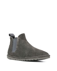 Bottines chelsea en daim gris foncé Marsèll