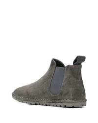 Bottines chelsea en daim gris foncé Marsèll