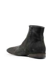 Bottines chelsea en daim gris foncé Marsèll