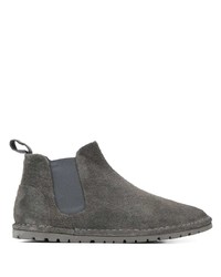 Bottines chelsea en daim gris foncé Marsèll