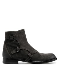 Bottines chelsea en daim gris foncé Officine Creative