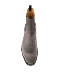 Bottines chelsea en daim gris foncé Car Shoe