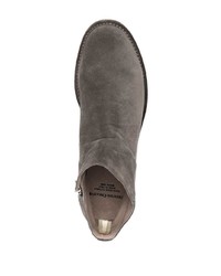 Bottines chelsea en daim gris foncé Officine Creative