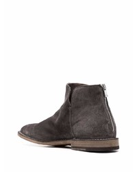 Bottines chelsea en daim gris foncé Officine Creative