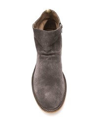 Bottines chelsea en daim gris foncé Officine Creative