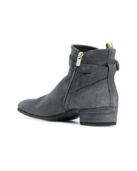 Bottines chelsea en daim grises Officine Creative