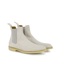 Bottines chelsea en daim grises Common Projects