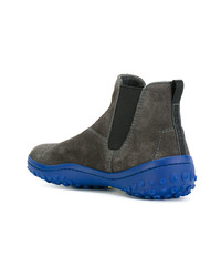 Bottines chelsea en daim grises Car Shoe